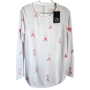 Chaser Breast Cancer Awareness Long Sleeve Tee – Size M – NWT